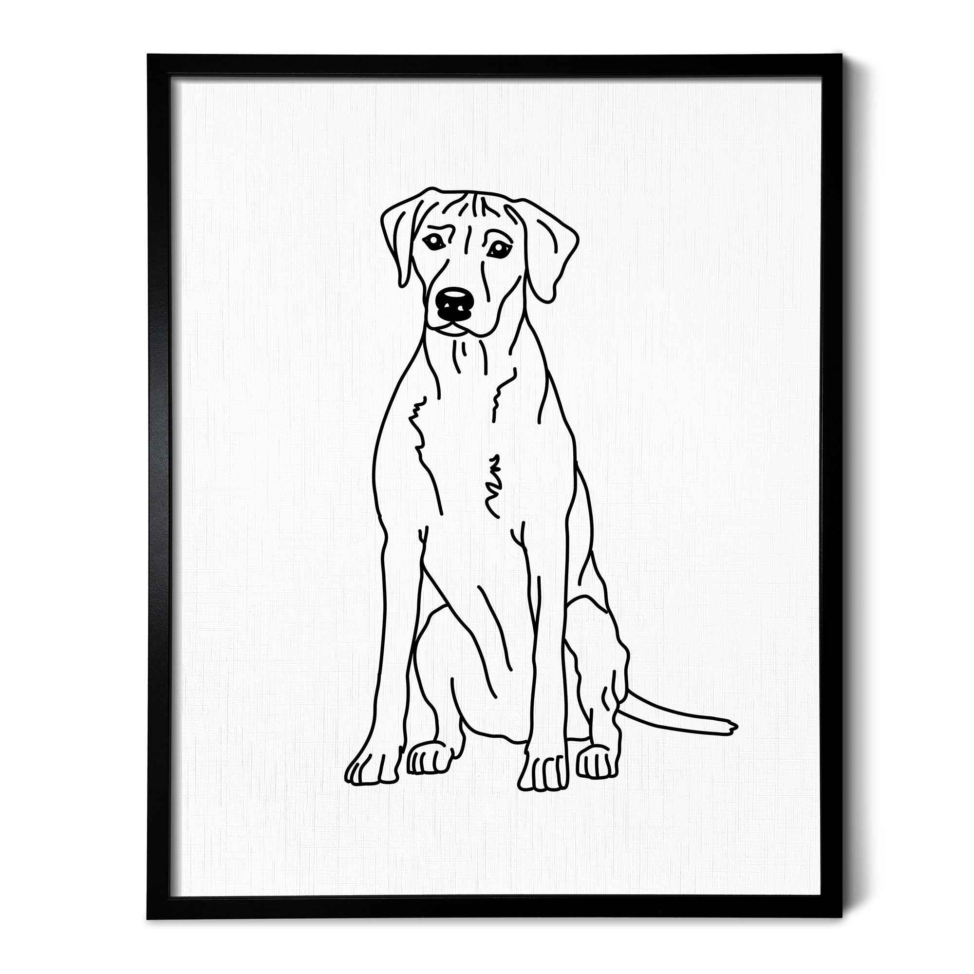 Rhodesian Ridgeback Art Print – Scenic Route Shop