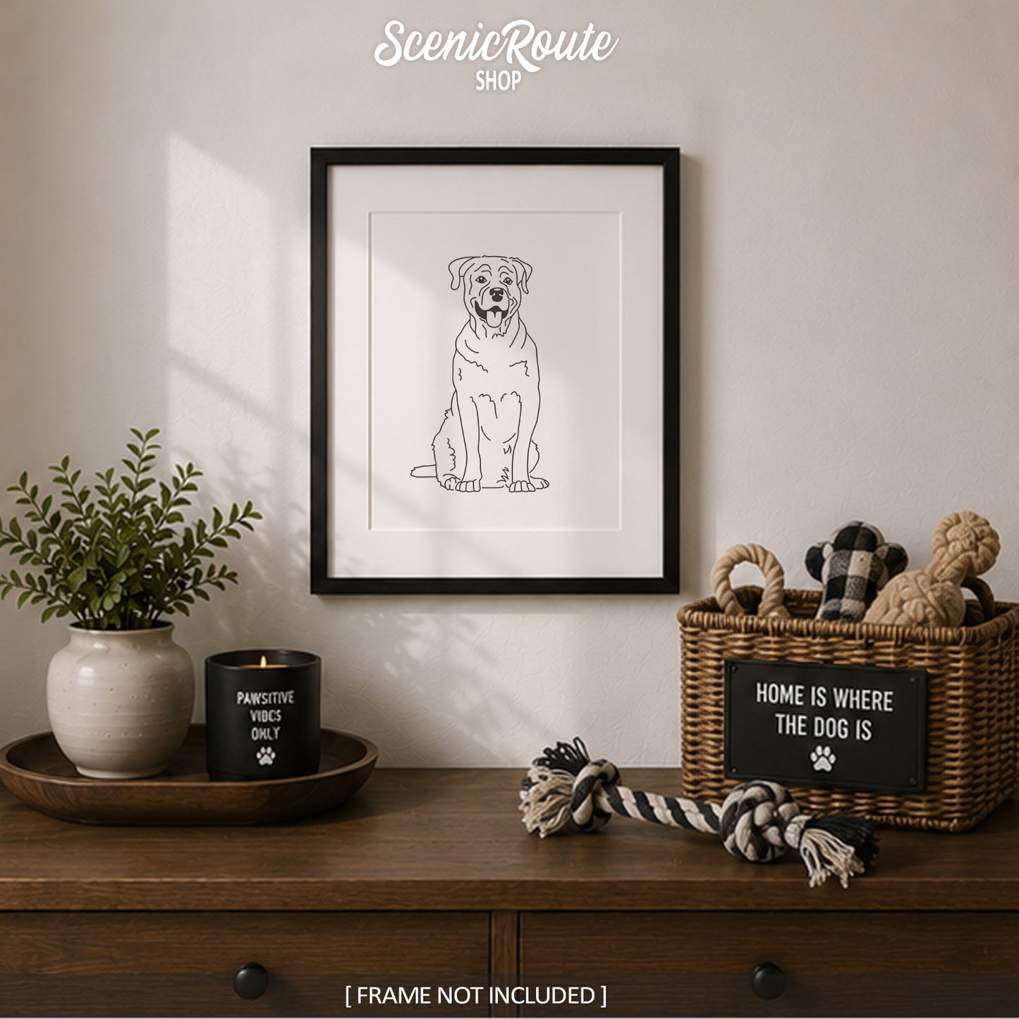 Rottweiler Art Print