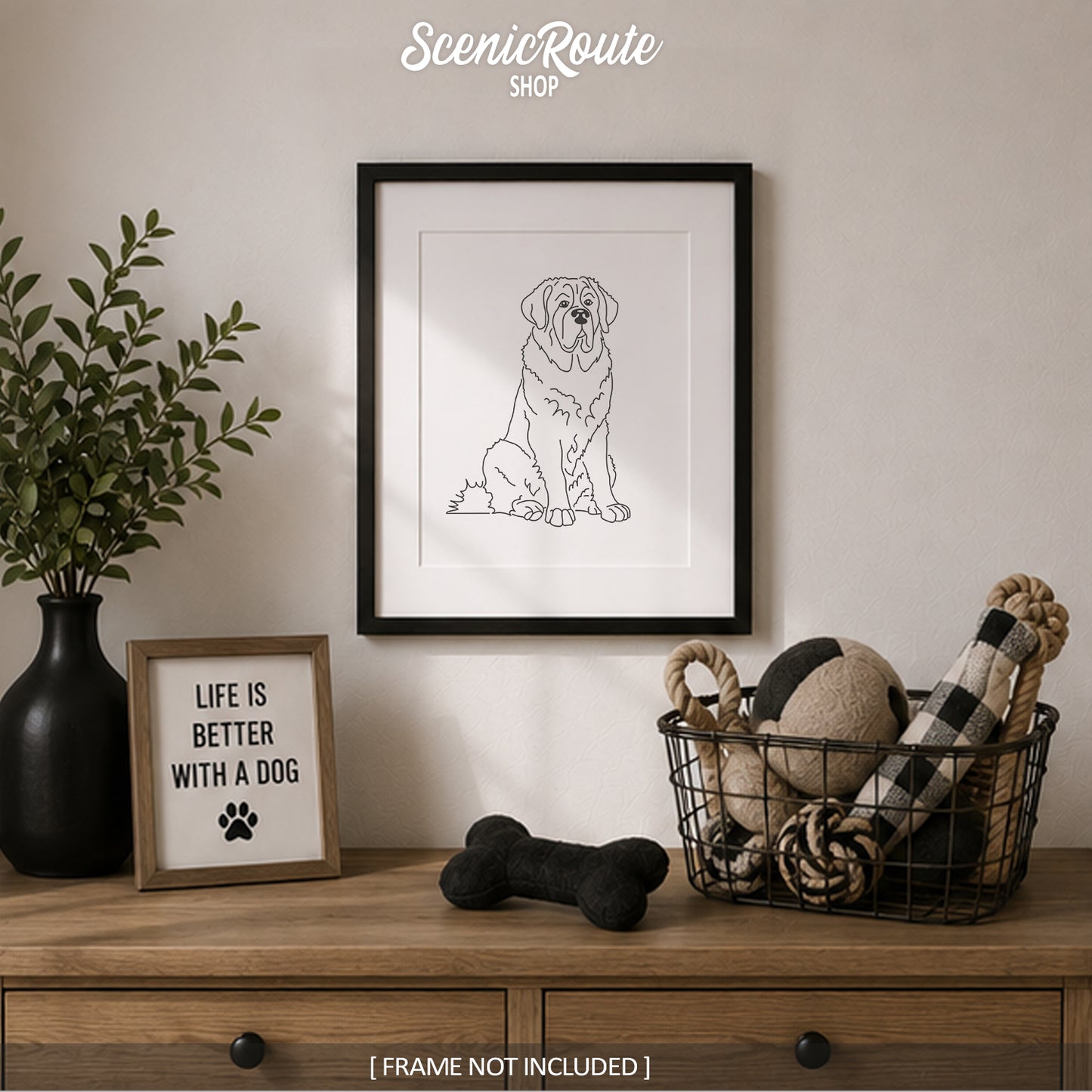 Saint Bernard Art Print