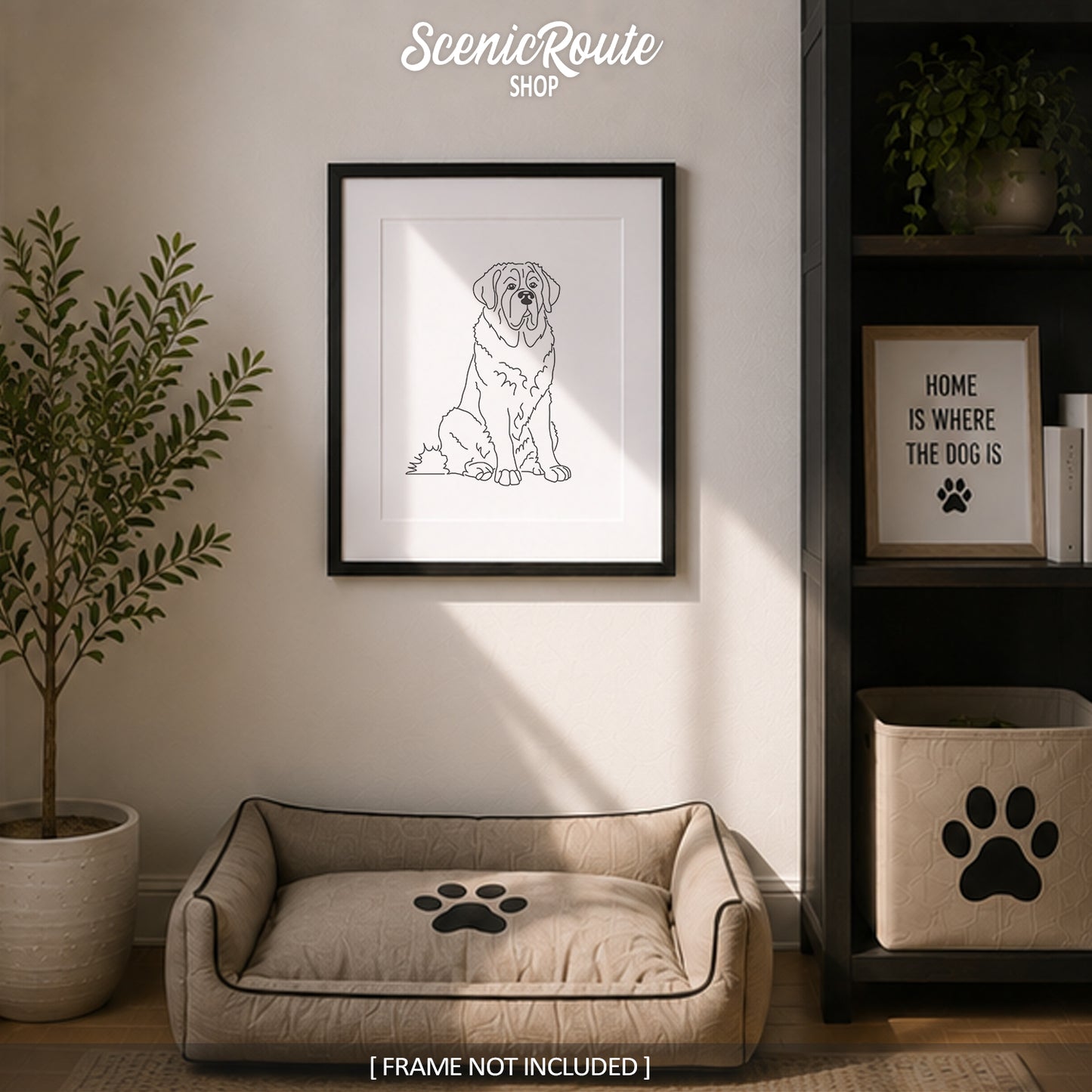 Saint Bernard Art Print