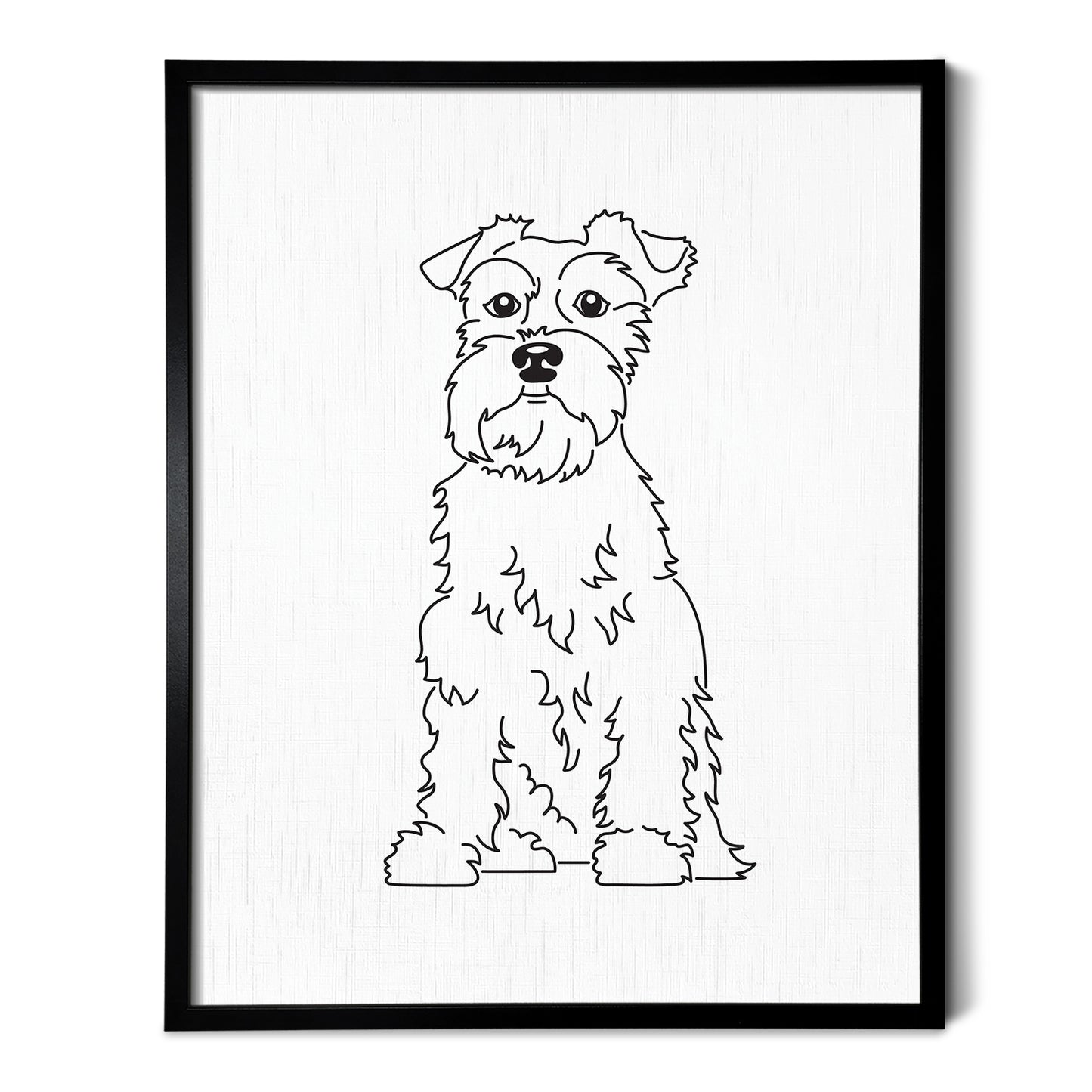 Schnauzer Art Print