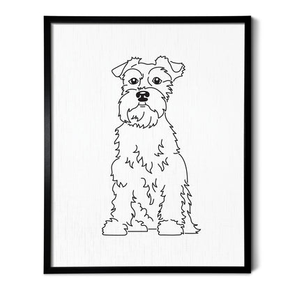 Schnauzer Art Print