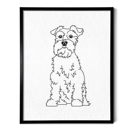 Schnauzer Art Print