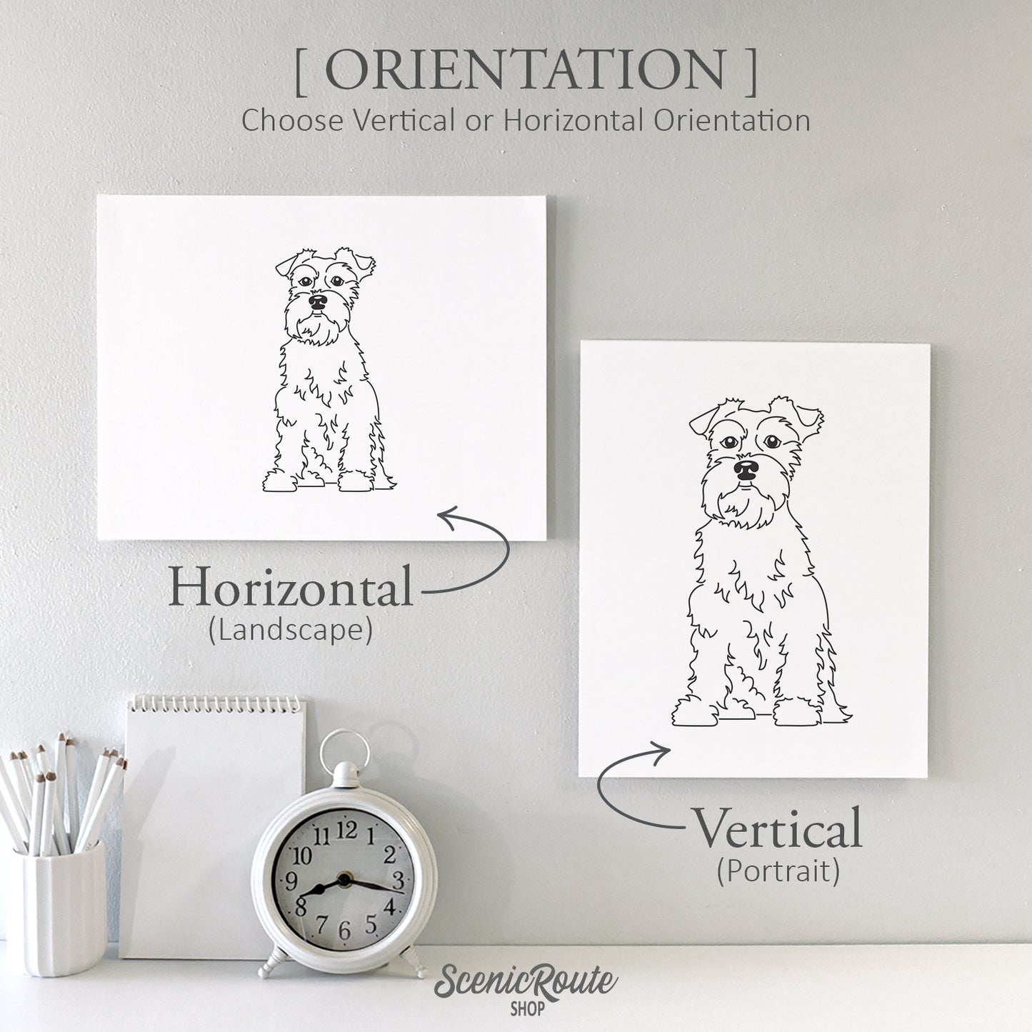 Schnauzer Art Print