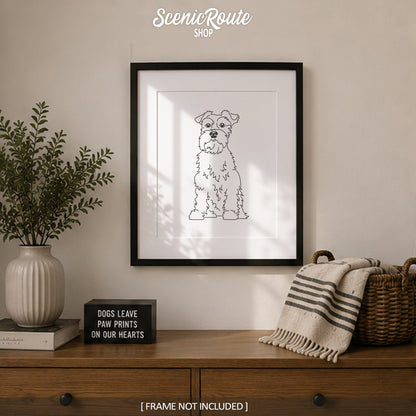 Schnauzer Art Print