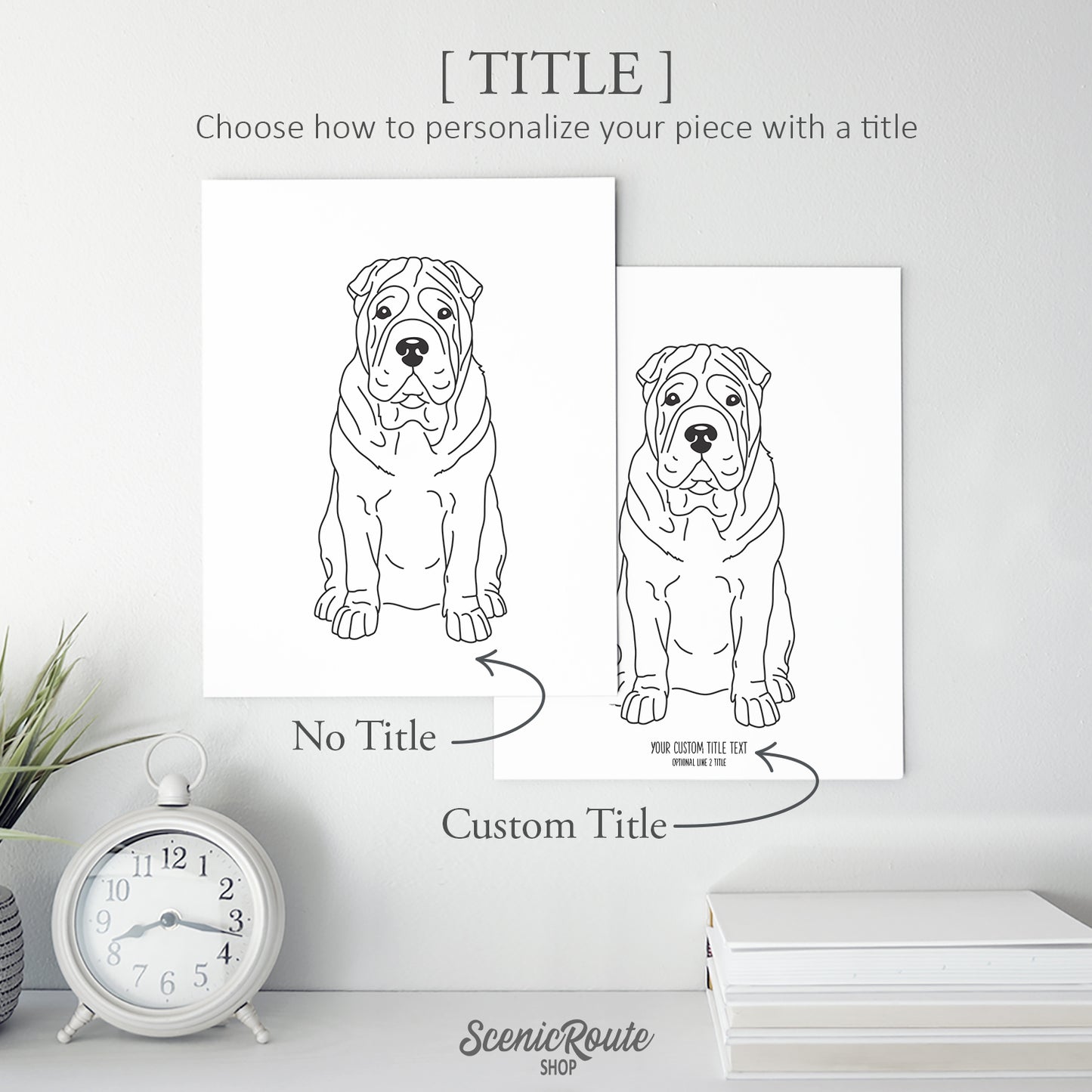 Shar Pei Art Print