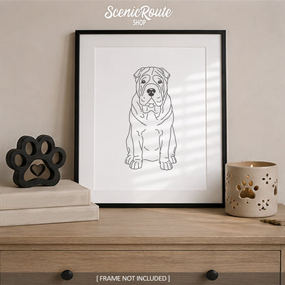 Shar Pei Art Print