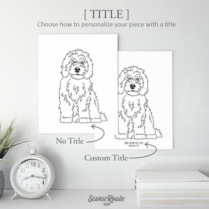 Sheepadoodle Art Print