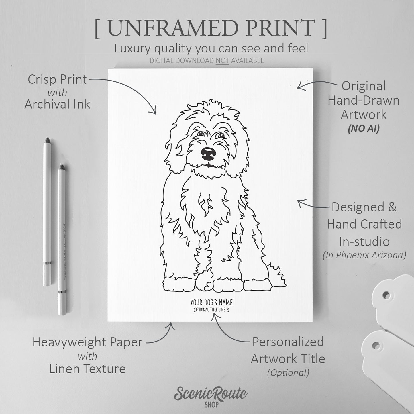 Sheepadoodle Art Print