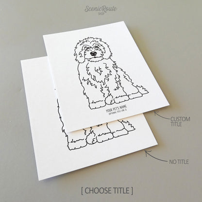 Sheepadoodle Art Print