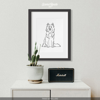 Shetland Sheepdog Art Print