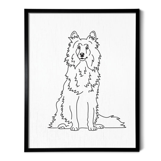 Shetland Sheepdog Art Print