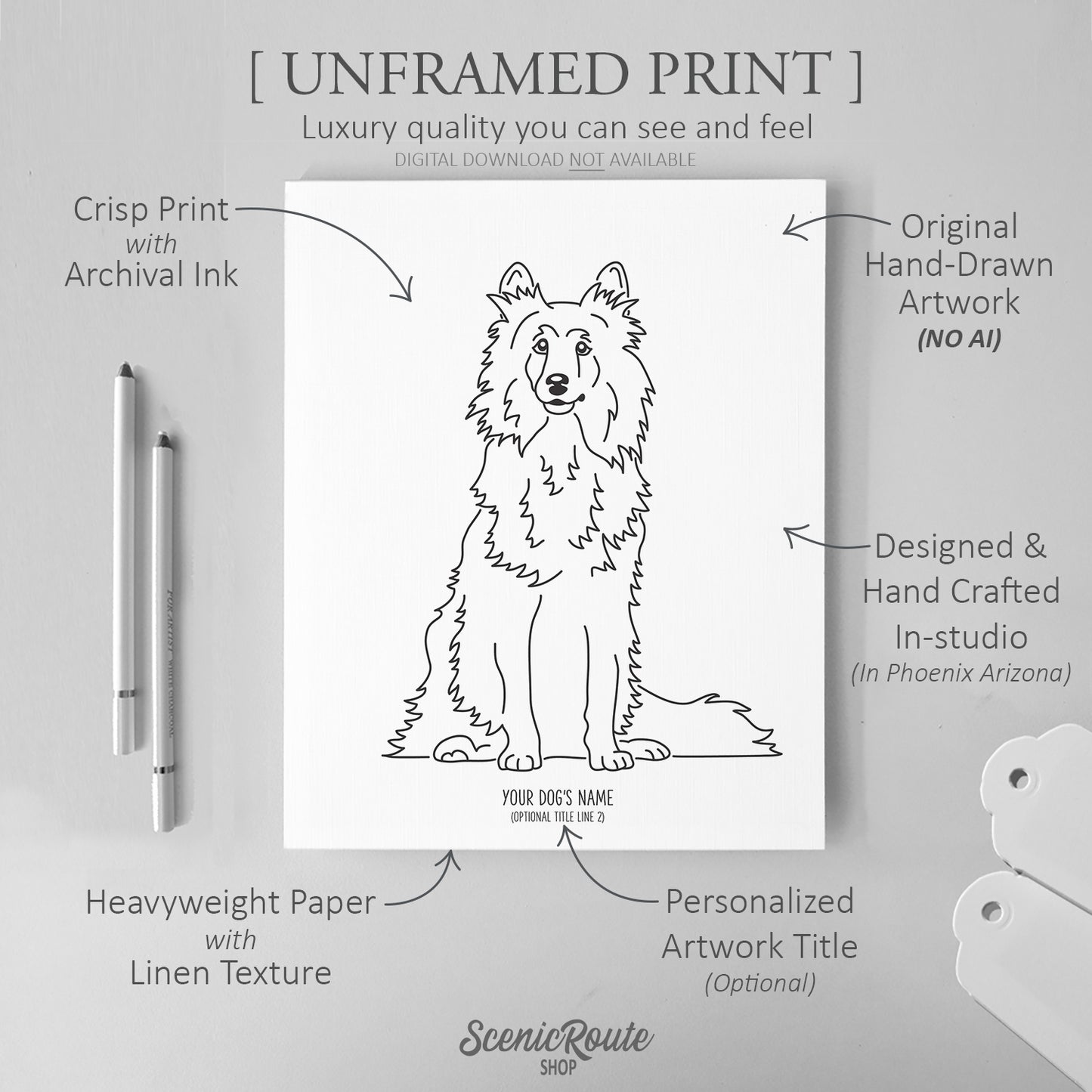 Shetland Sheepdog Art Print