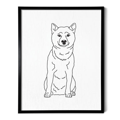 Shiba Inu Art Print