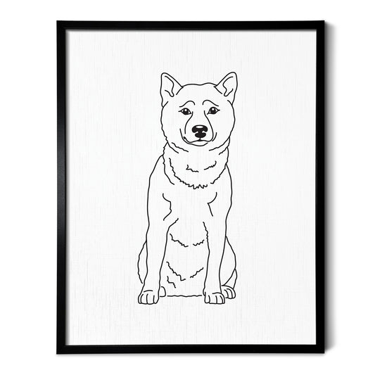 Shiba Inu Art Print