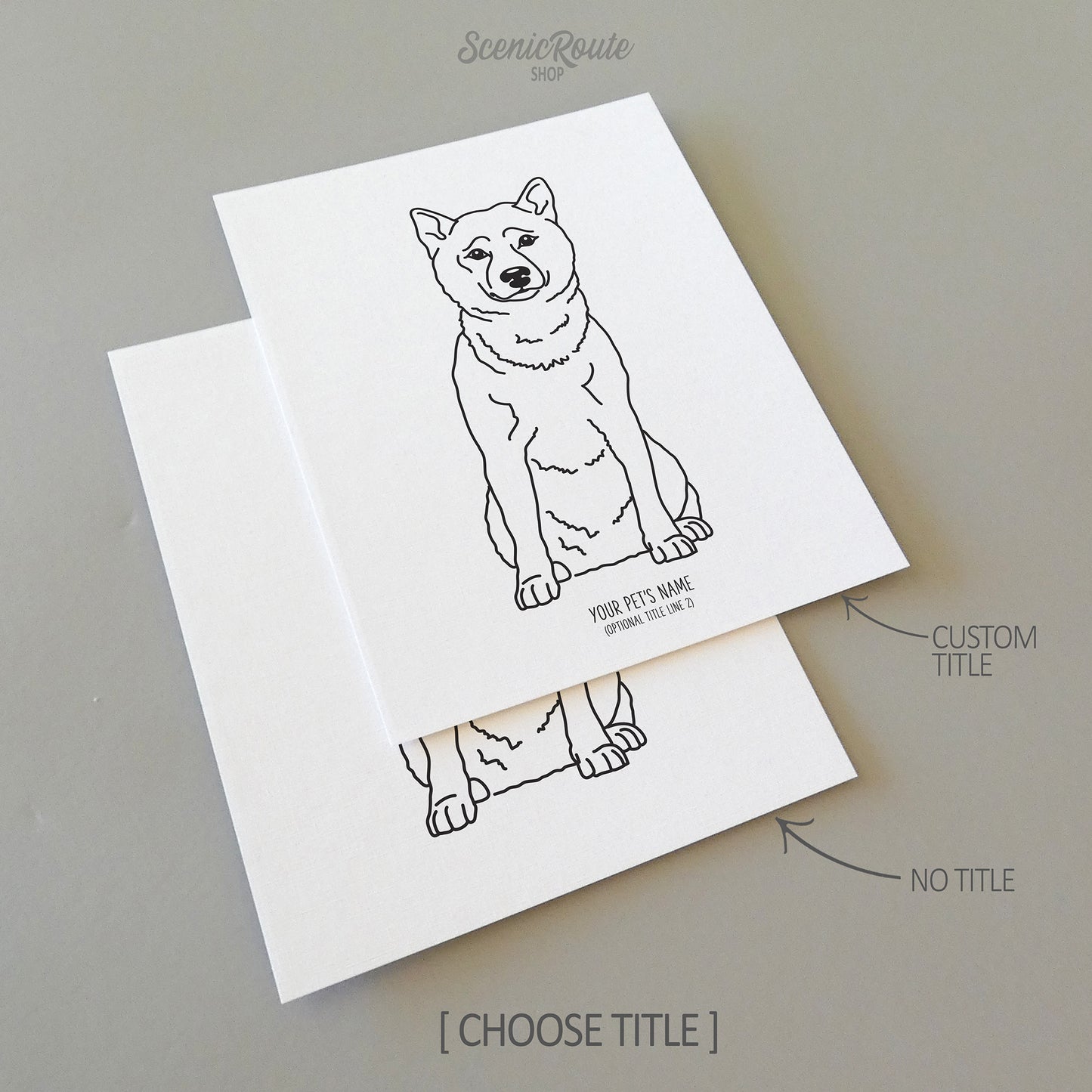 Shiba Inu Art Print