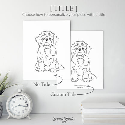 Shih Tzu Art Print
