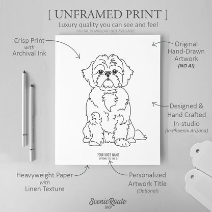 Shih Tzu Art Print