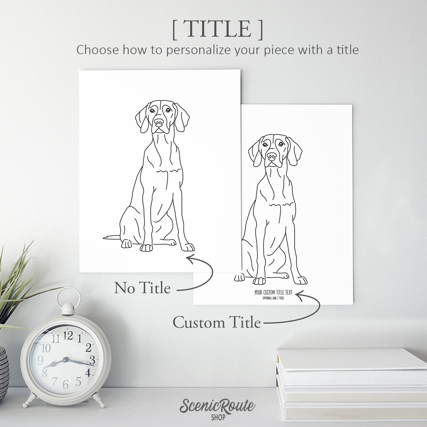 Vizsla Art Print