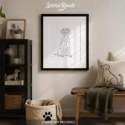 Vizsla Art Print