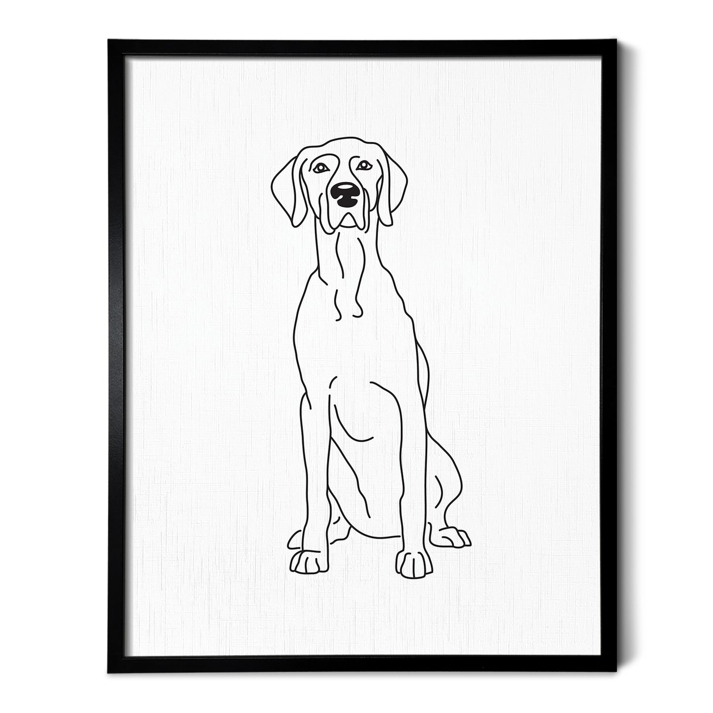 Weimaraner Art Print