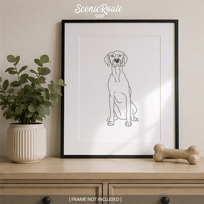 Weimaraner Art Print