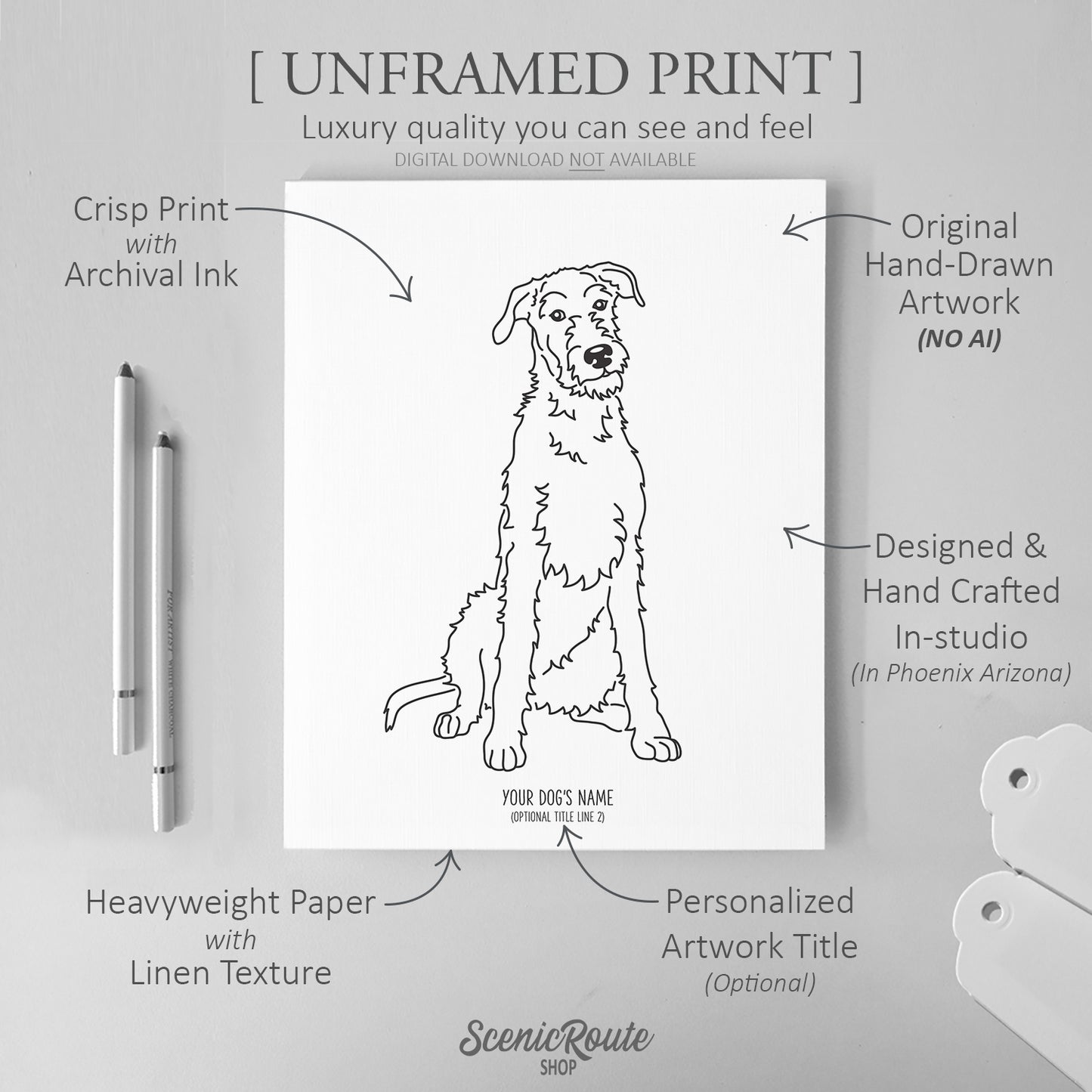 Wolfhound Art Print