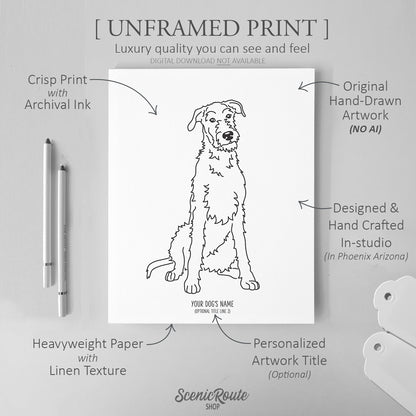 Wolfhound Art Print