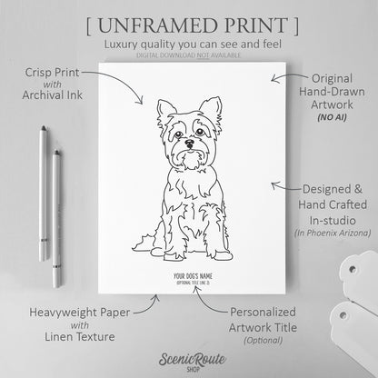 Yorkshire Terrier Art Print