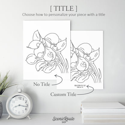 Calla Lily Flower Art Print
