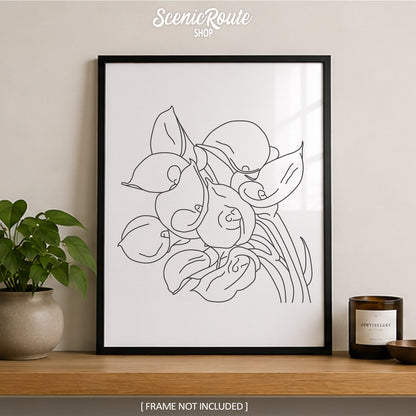 Calla Lily Flower Art Print