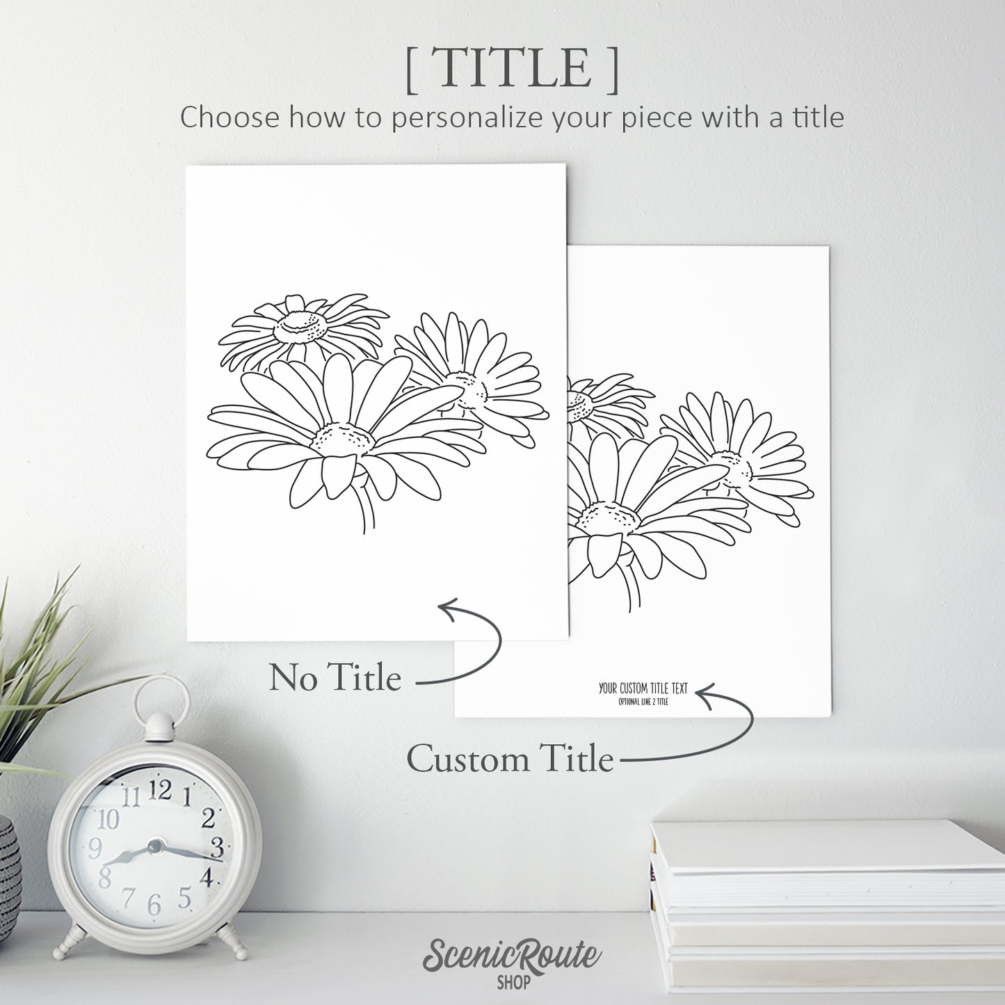 Daisy Flower Art Print
