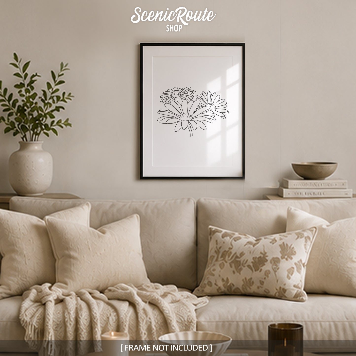 Daisy Flower Art Print