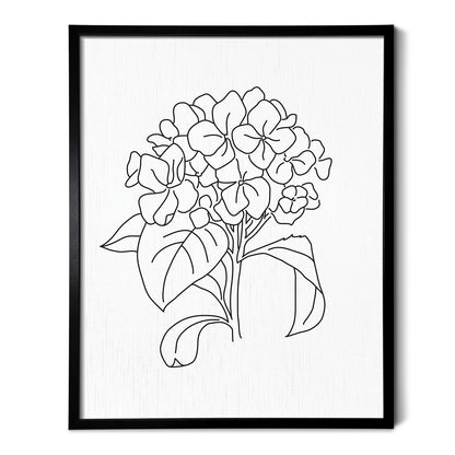 Hydrangea Flower Art Print