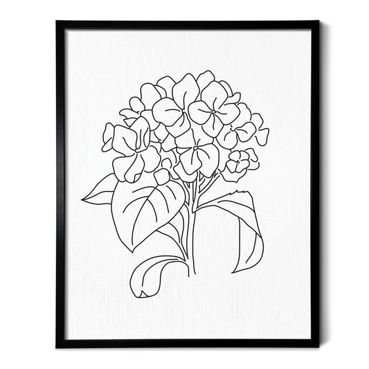 Hydrangea Flower Art Print