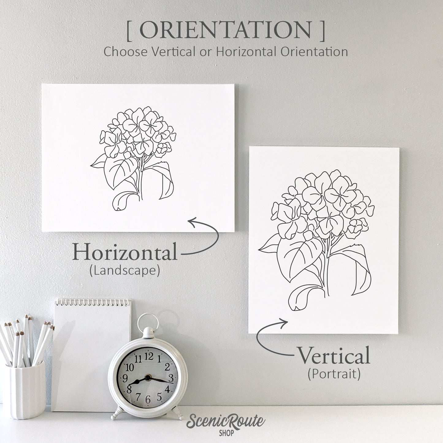 Hydrangea Flower Art Print