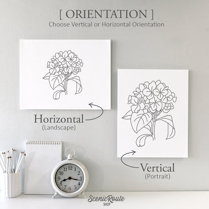 Hydrangea Flower Art Print