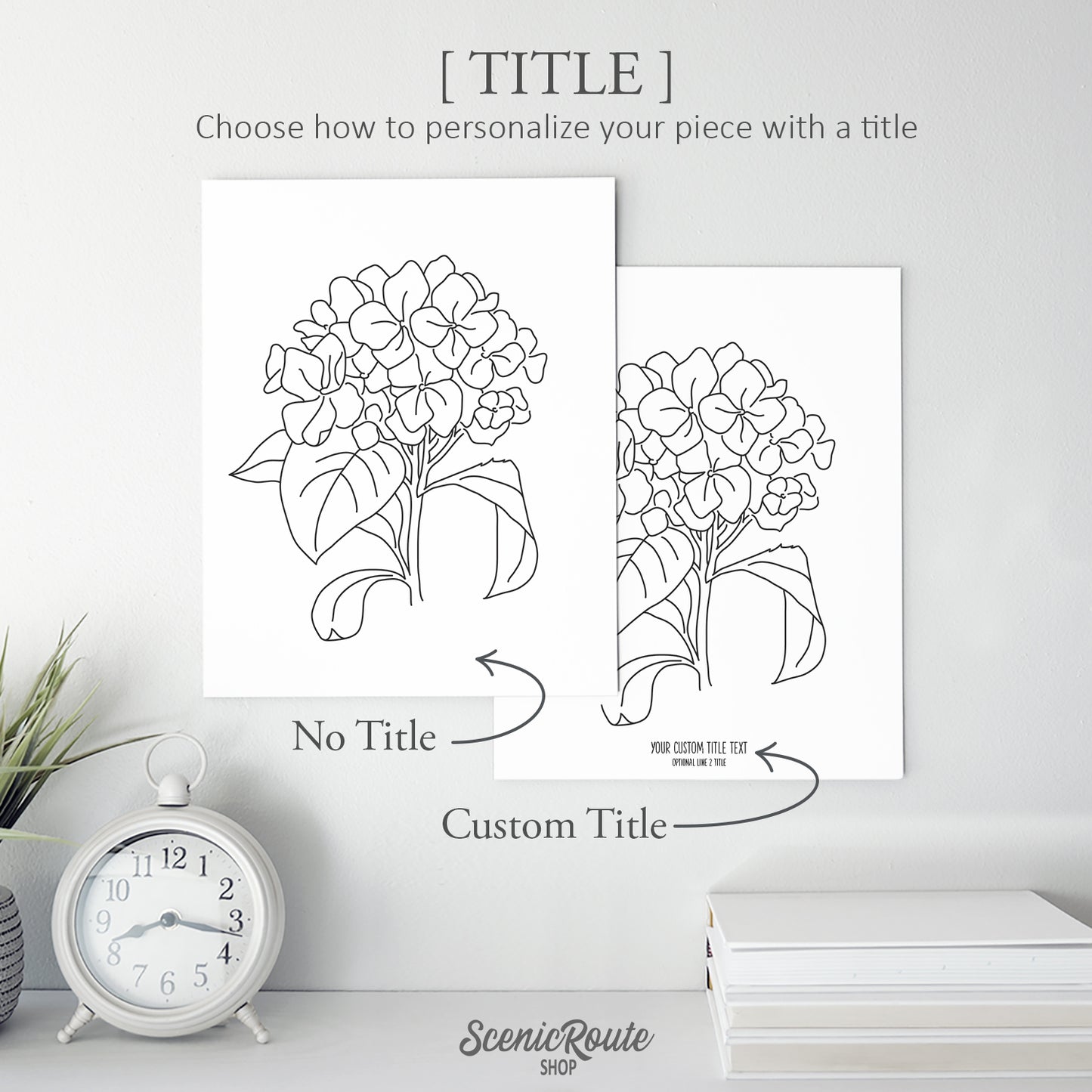 Hydrangea Flower Art Print