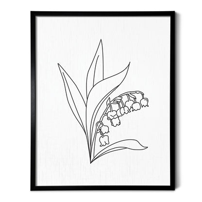 Lily of the Valley Flower Art Print
