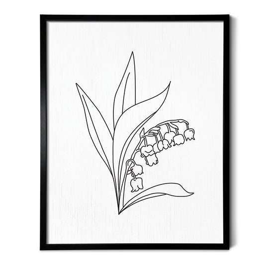 Lily of the Valley Flower Art Print