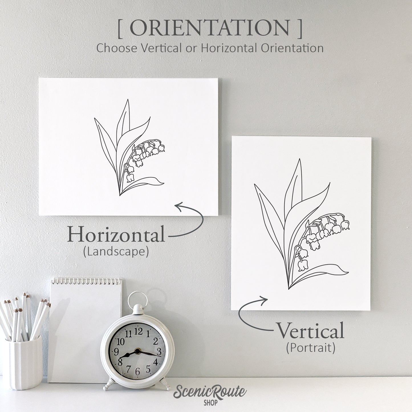 Lily of the Valley Flower Art Print