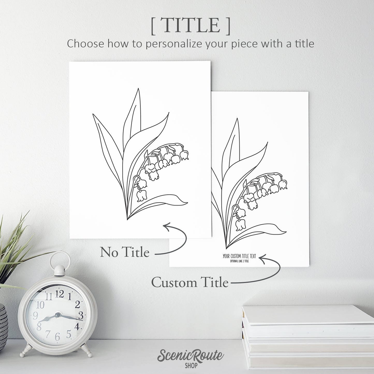 Lily of the Valley Flower Art Print