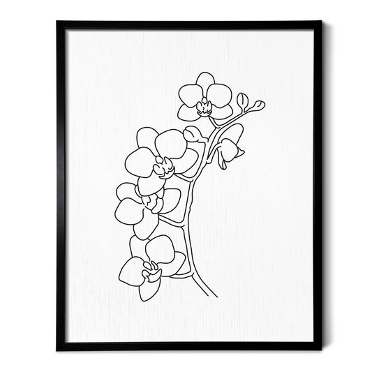 Orchid Flower Art Print