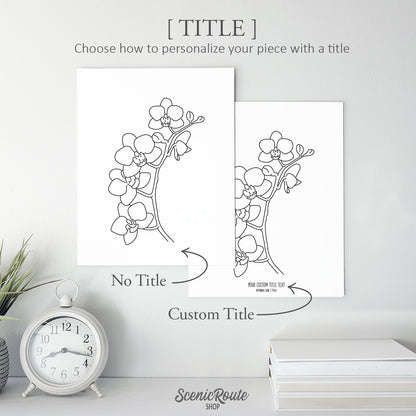 Orchid Flower Art Print