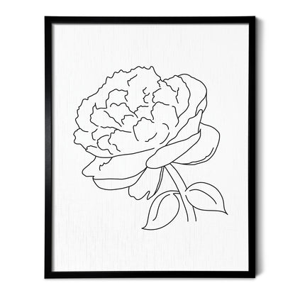 Peony Flower Art Print
