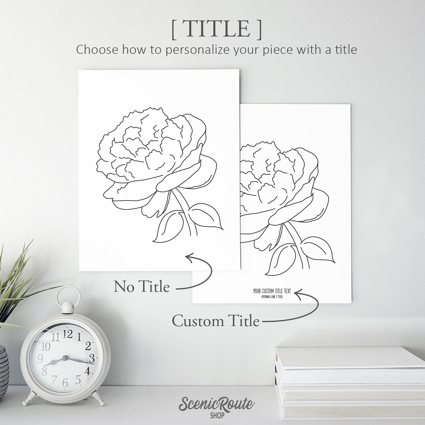 Peony Flower Art Print