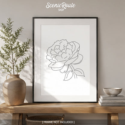 Peony Flower Art Print