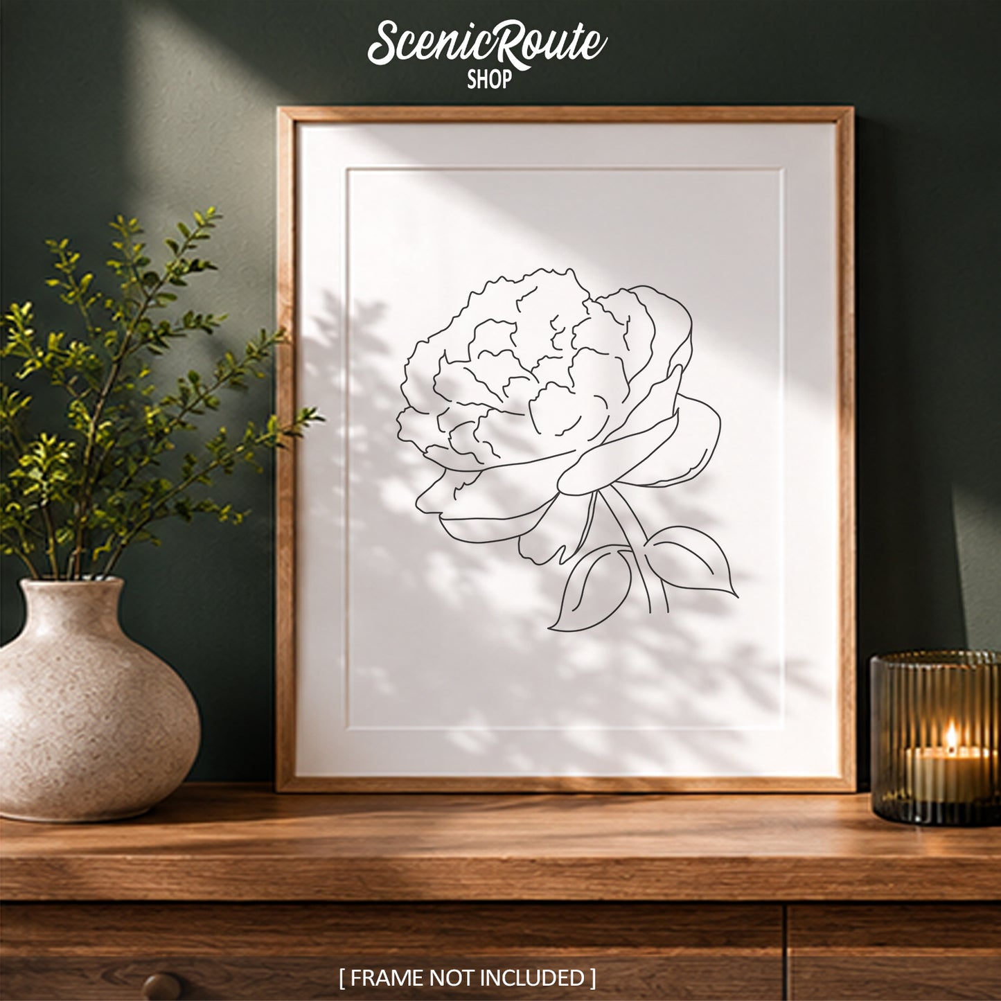 Peony Flower Art Print