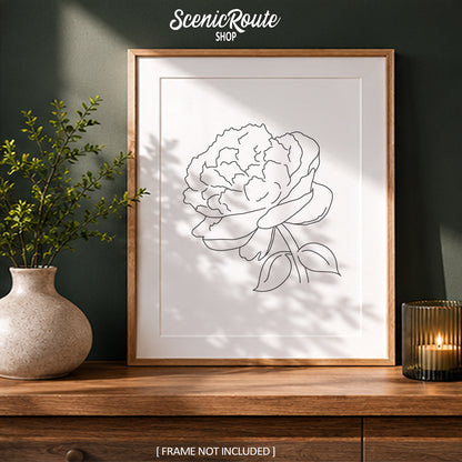 Peony Flower Art Print