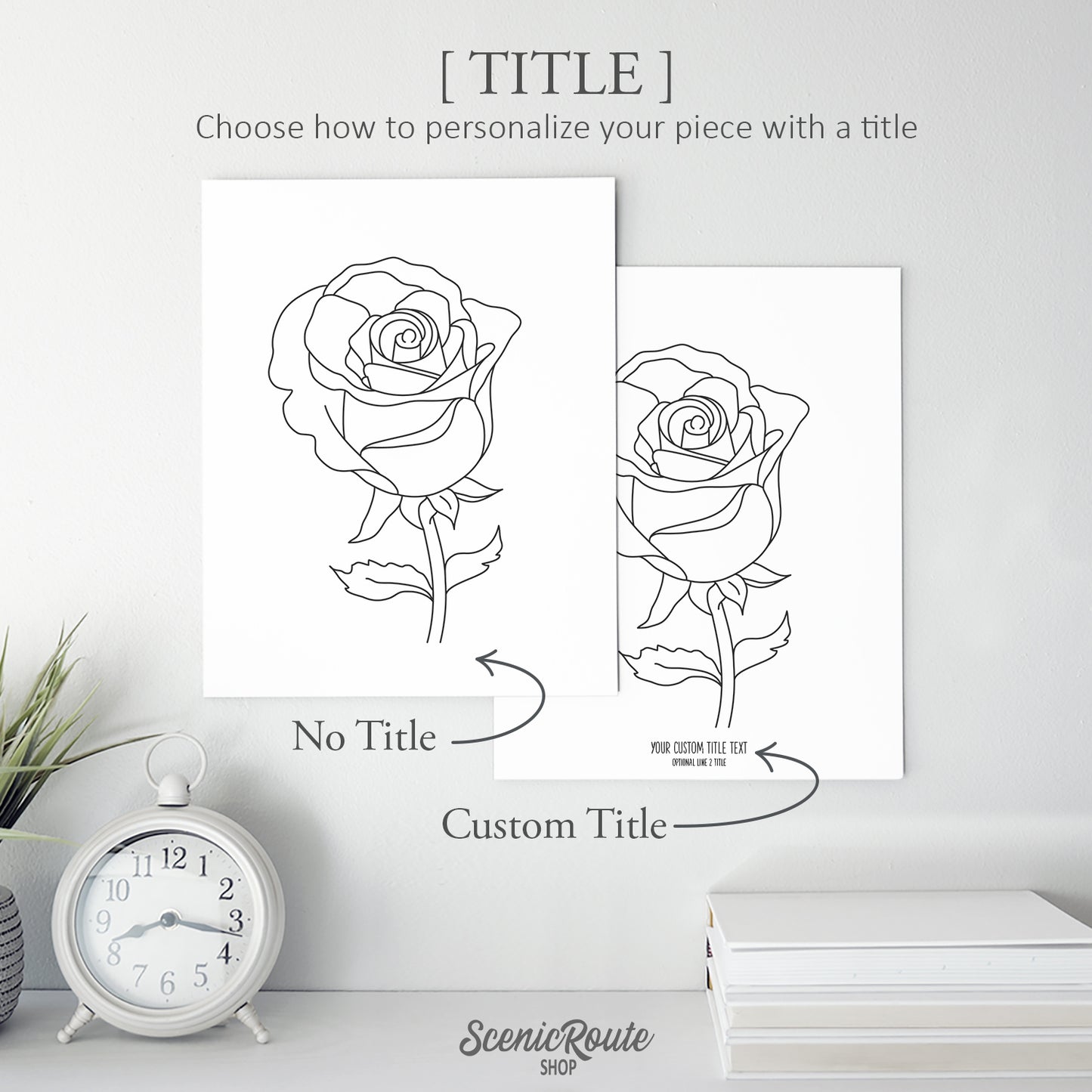 Rose Flower Art Print
